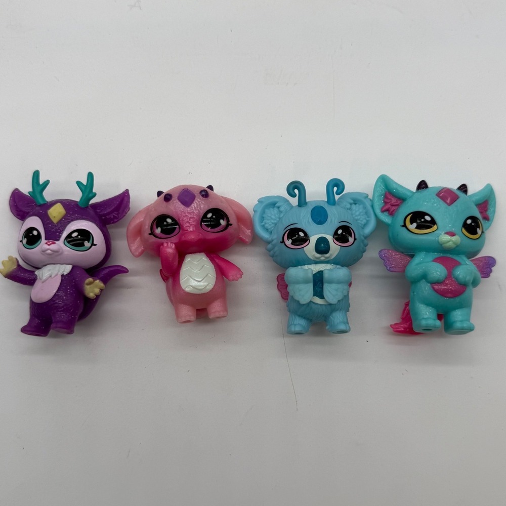 Magic Mixies Mixlings Series 1 & 2 Fantasy Creature Figures Lot of 4 Mixed Toy